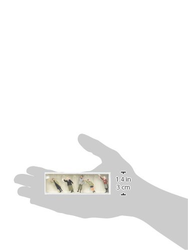 Preiser 72413 1:72 Figures Civilians Waving pkg(5) 1:72 Scale Figure