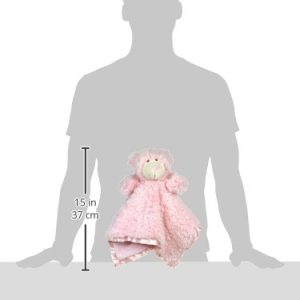 Stephan Baby Plush Cuddle Bud Security Blankie, Pink Bear
