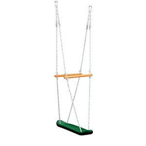Gorilla Playsets 07-0026 Skateboard Swing Standing Swing for Outdoor Swing Set, Green