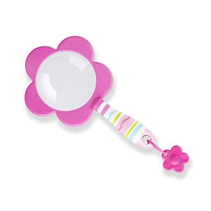 Melissa & Doug Sunny Patch Pretty Petals Flower Magnifying Glass With Shatterproof Lens