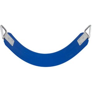 Swing Set Stuff Inc. Commercial Polymer Belt Seat with SSS Logo Sticker Playground Accessory, Blue