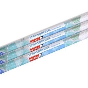 d-c-fix 346-0632-2PK Stained Glass Blue Green Window Film, 17" x 78" Roll-3 Pk
