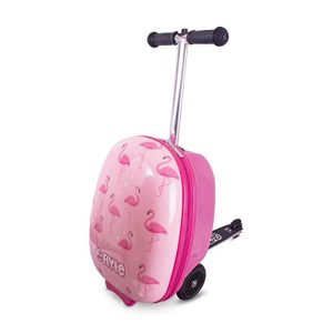 Zincflyte Kids Luggage Scooter 18"- Fifi The Flamingo