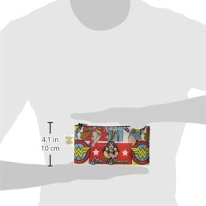 Bumkins DC Comics Wonder Woman Snack Bags, Reusable, Washable, Food Safe, BPA Free, Pack of 2