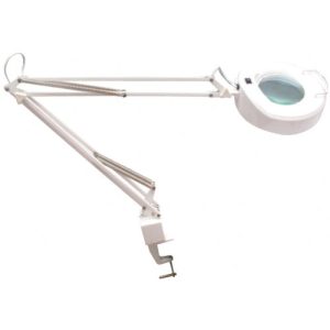 Carson PRO Series DeskBrite Plus 1.8X Adjustable Arm Industrial Grade Workbench or Desktop Magnifier with 5 inch Glass Lens and 48 Super Bright LED Lights for Hobby, Crafts and Tasks (CP-70)