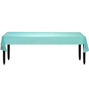Amscam 77020.121 Solid Roll party-tablecovers, 40" x 100', Robin's-egg Blue