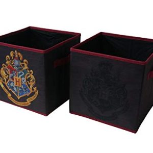 HARRY POTTER Collapsible Storage Cubes 2 Pack, Red