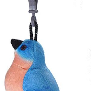 Wild Republic Eastern Bluebird Plush Clip, Stuffed Animal, Bird Toys for Kids, Birders, 4"