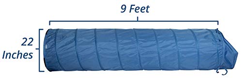Pacific Play Tents Institutional 9 Foot X 22" Crawl Tunnel for Indoor/ Outdoor Fun