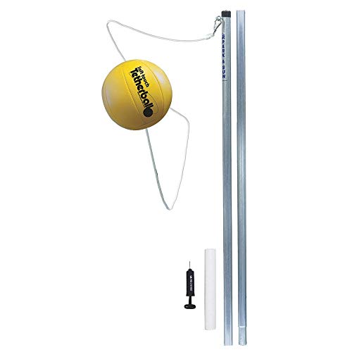 Park & Sun Sports Permanent Outdoor Tetherball Set with Accessories