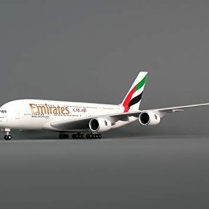 Daron Skymarks Emirates A380-800 Airplane Model Building Kit with Gear, 1/200-Scale