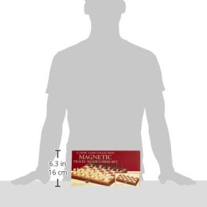 John N. Hansen Travel Magnetic Walnut Chess Set