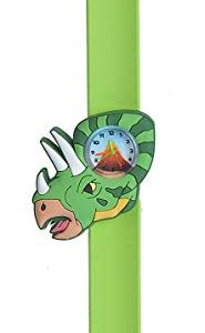 Wild Republic Triceratops, Slap Bracelets for Kids, Watch, Educational Toys, 9"