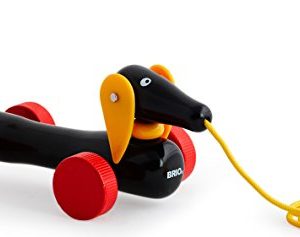 BRIO World - 30332 Pull Along Dachshund | The Perfect Playmate for Your Toddler