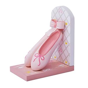 Fantasy Fields TD-12806A Girls Ballet Swan Lake Ballerina Set of Bookends, White/Pink