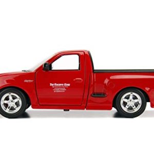 Jada Toys Fast & Furious Brian's Ford F-150 SVT Lightning, 1:24 Scale Die-Cast Vehicle, Red