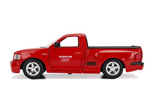 Jada Toys Fast & Furious Brian's Ford F-150 SVT Lightning, 1:24 Scale Die-Cast Vehicle, Red