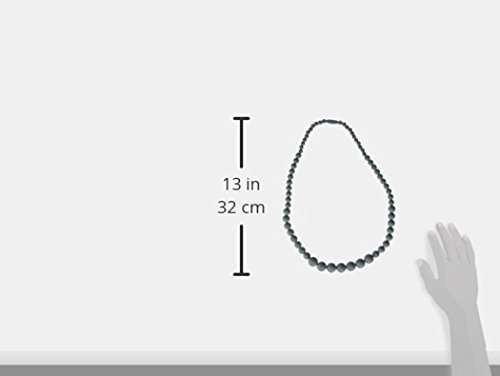Nuby Teething Trends Round Beads Teething Necklace - Gray