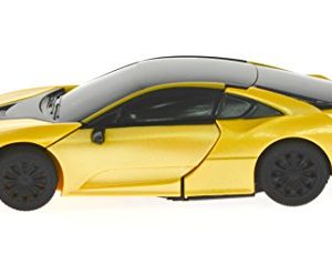 ICS CIS 1:32 Die Cast Transformable Car to Robot with Sound/Light Vehicle, Yellow
