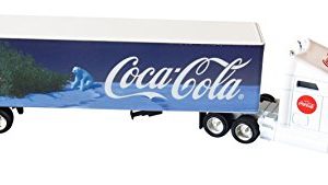 Motor City Classics Bears and Tree Long Hauler (1:64 Scale), White/Blue
