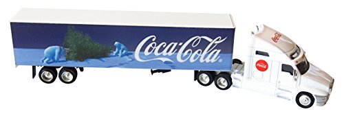 Motor City Classics Bears and Tree Long Hauler (1:64 Scale), White/Blue