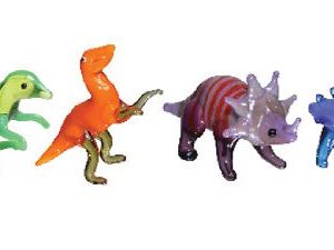 Looking Glass Miniature Collectible - Dinosaurs (4-Pack)