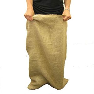 LA Linen Burlap Potato Sacks 23x40, Pack 4