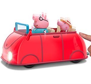Peppa Pig Lights & Sounds Family Fun Car, Red Car