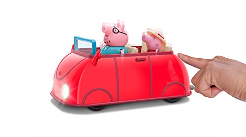 Peppa Pig Lights & Sounds Family Fun Car, Red Car