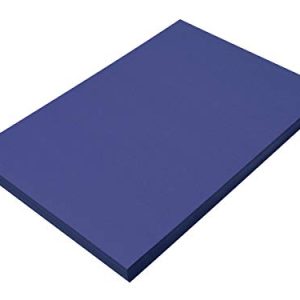 SunWorks Construction Paper, Dark Blue, 12" x 18", 100 Sheets
