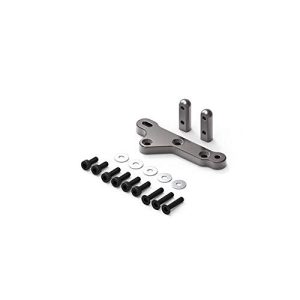 GMade 30091 Ga60 Aluminum Axle Servo Mount (Titanium Gray): Gom