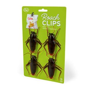 Fred 5239881 Roach Bag Clips, Set of 4, Brown