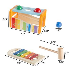 Hey! Play! 80-HJD931204 Wooden Musical Toy