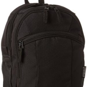 Everest Deluxe Small Backpack, Black, One Size