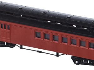 Bachmann Industries 1860 - 1880 Passenger Cars - Combine - Painted, Unlettered Red (HO Scale)