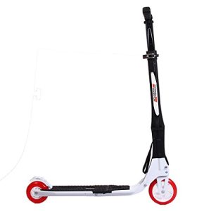 Ferrari Collapsible Two Wheels Scooter with Free Backpack, White