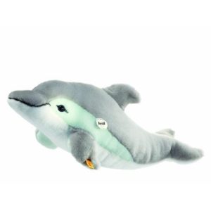 Steiff Cappy Dolphin Toy, Grey/White