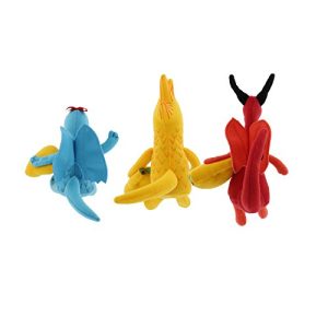 MerryMakers Dragons Love Tacos Mini Doll Set, Set of 3, 4.5 to 5.5-Inches Each