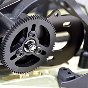 Exotek 1726Blk Flite Direct Spur Mount, Ultra Light, for B6, 22, and RB6 Series Buggies and Trucks (Black)