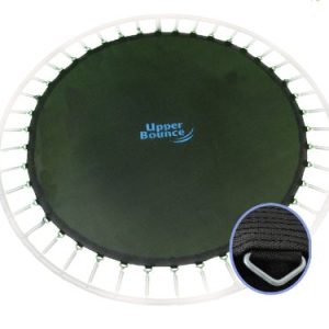 Upper Bounce 13' Trampoline Jumping Mat fits for 13 FT. Round Frames with 88 V-Rings Using 7" Springs (Springs not Included)