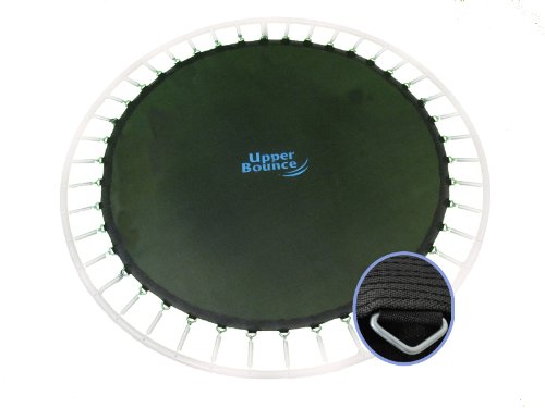 Upper Bounce Replacement Jumping Mat, Fits 14 ft Round Trampoline Frame with 80 V-Hooks, Using 5.5" Springs