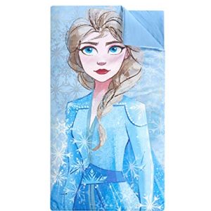 Disney Frozen 2 Giftable Sleepover Set with Sleeping Bag, Pillow & Bonus Eye Mask, Ages 3+
