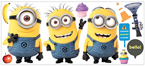 RoomMates Despicable Me 2 Minions Giant Peel And Stick Giant Wall Decals