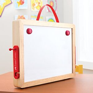 Faber-Castell Tabletop Art Studio - Wooden Easel with Art Supplies for Kids