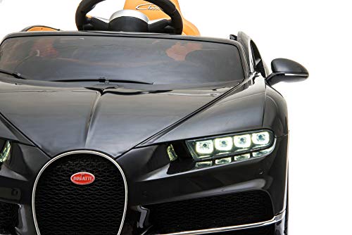 Bugatti Chiron 12V Ride On Car. Premium Convertible Bugatti Chiron Style Ride on Car Kids Music,Lights, Doors, RC
