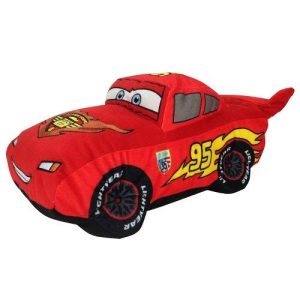 Disney Pixar Cars Plush Stuffed Lightning Mcqueen Red Pillow Buddy - Kids Super Soft Polyester Microfiber, 19 inch (Official Disney Pixar Product)
