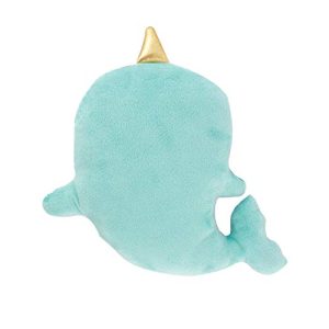 Fashion Angels Magic Sequin Narwhal Decorative Plush (77385) Narwhal Stuffed Animal with Reversible Sequins