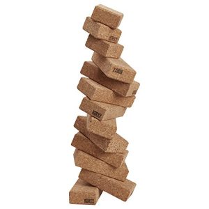 ECR4Kids KORXX Eco-Blox with Storage Container - Cork Building Block Set for Kids (35-Piece Kit)