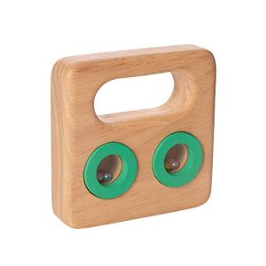 Manhattan Toy Musical Shapes Maraca Wooden Toddler Instrument Toy