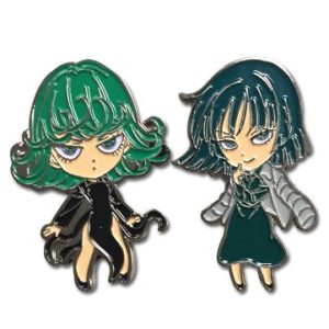 Great Eastern Entertainment One Punch Man - Tornado & Blizzard Rider Pins, Metal
